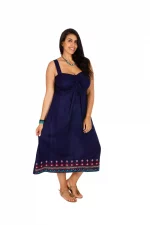 Robe longue bleu marine - BMAXIP0002