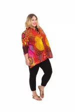 Chemise manches 3/4 multicolore - CHP0024