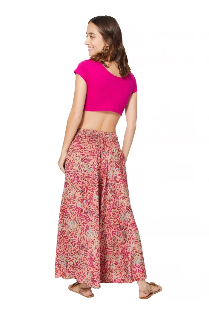 Longue jupe bohème Rose - JIP0030C – Image 2
