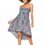 Robe / Jupe 2en1 bleu Paisley - JIP0046A