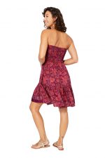 Jupe ou robe 2en1 motifs rosés - MCJU0110B – Image 3