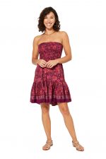 Jupe ou robe 2en1 motifs rosés - MCJU0110B – Image 2