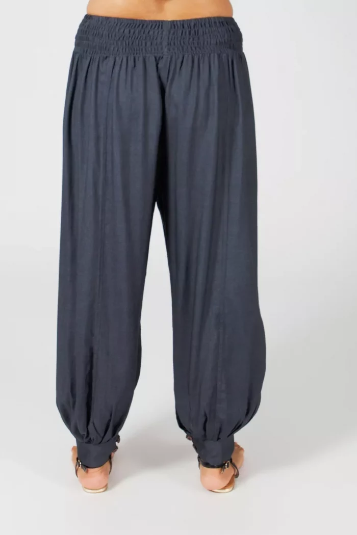 Pantalon ample taille élastique Gris - PAP0101B – Image 2