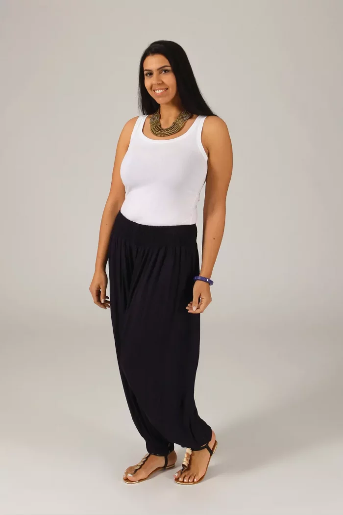 Pantalon long ample Noir - PAP0101C – Image 1