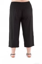 Pantalon mi-long Noir uni - PAP1020A – Image 3