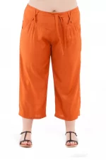 Pantalon mi-long uni Orange - PAP1020D