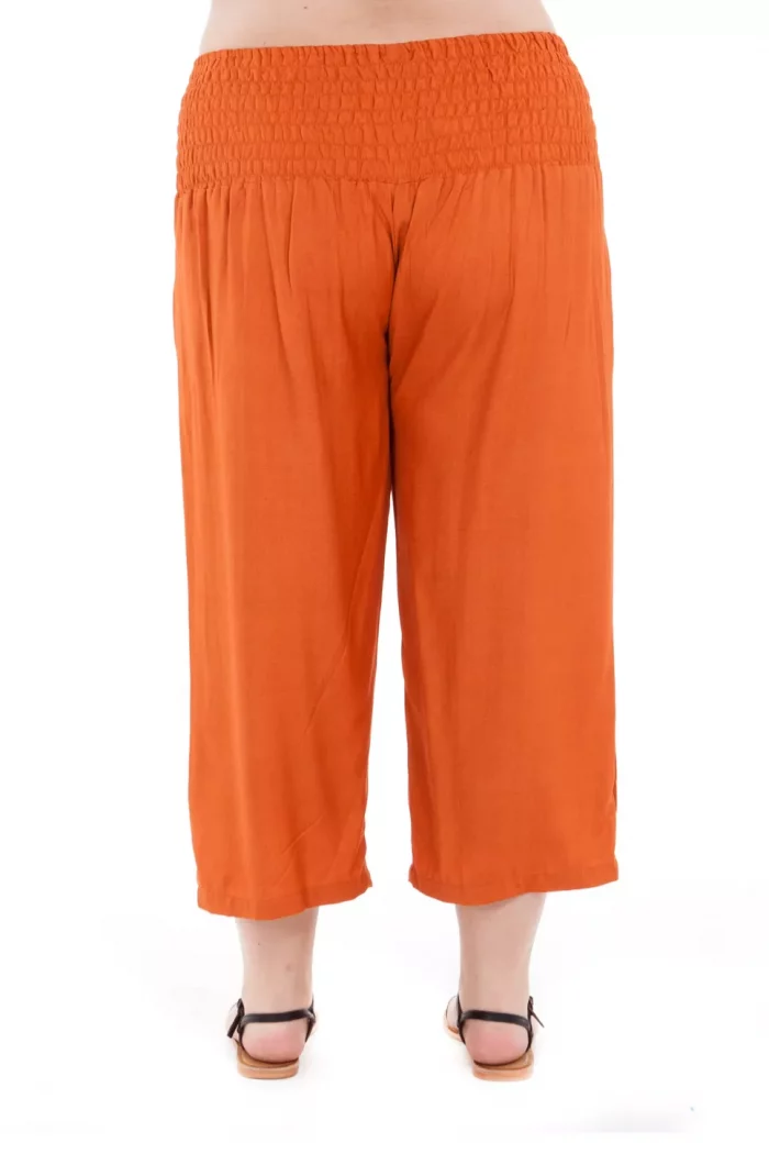 Pantalon mi-long uni Orange - PAP1020D – Image 2