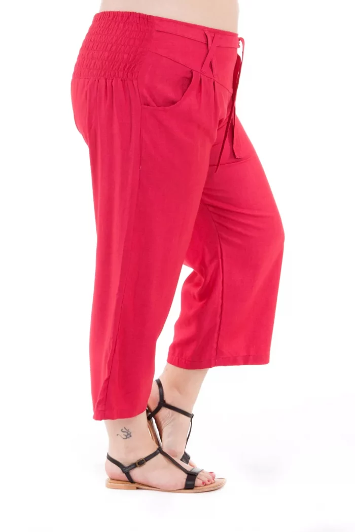 Pantalon droit mi-long Rose - PAP1020J – Image 2