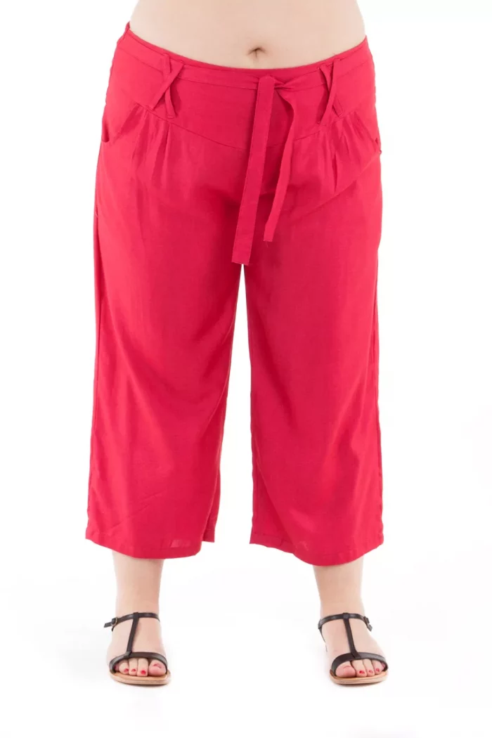 Pantalon droit mi-long Rose - PAP1020J – Image 1