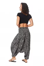 Combinaison sublime 3 en 1 noire à fleur blanche - PIP0064I – Image 5