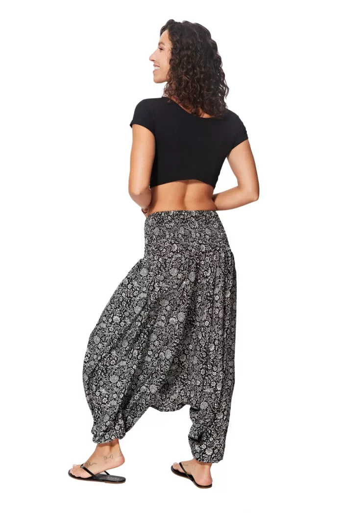 Combinaison sublime 3 en 1 noire à fleur blanche - PIP0064I – Image 5