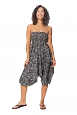 Combinaison sublime 3 en 1 noire à fleur blanche - PIP0064I