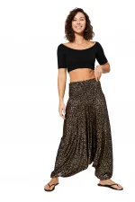 Combinaison chic 3 en 1 noire à motif fleuri - PIP2503A – Image 4