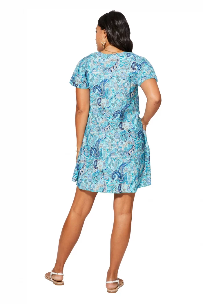 Petite Robe ample bleue - RLIP3043A – Image 2