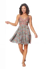 Robe courte bohème - RLIP3034B
