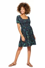 Robe courte réversible Bleu nuit - RLIP0294B – Image 2