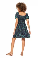 Robe courte réversible Bleu nuit - RLIP0294B – Image 3