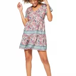 Petite Robe courte estivale bohème - RLIP3045B