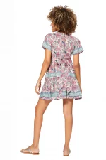 Petite Robe courte estivale bohème - RLIP3045B – Image 2