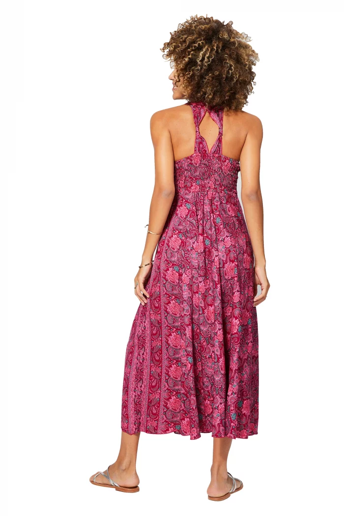 Longue Robe à dos nageur Rose - MAXIPA3065A – Image 2