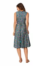 Robe bohème mi-longue sans manches - RLIP0296A – Image 2