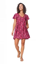 Petite Robe ample rose - RLIP3043B