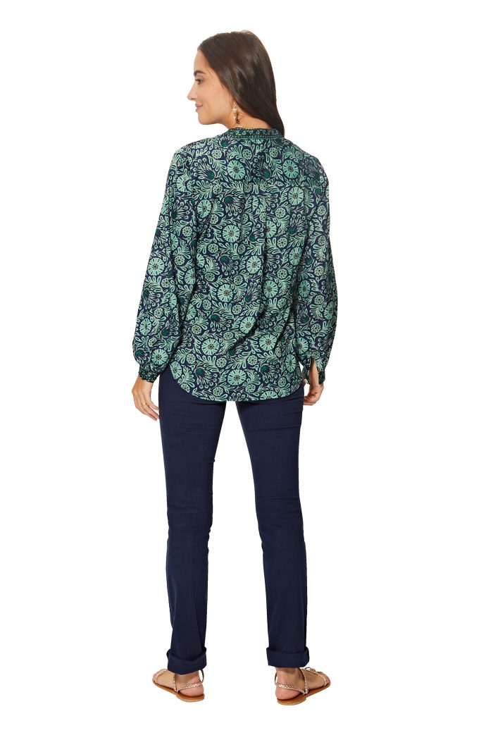 Blouse à motifs ethniques fleuris - TIP0051A – Image 2