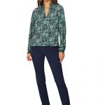 Blouse à motifs ethniques fleuris - TIP0051A