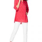 Blouse rouge framboise - CHIPV0001B