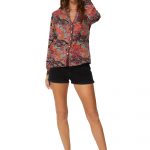 Chemisier ethnique coloré - MCTOP0033C