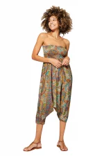 Combinaison 3 en 1 Beige à motifs colorés - PIP0064G