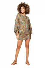 Combinaison 3 en 1 Beige à motifs colorés - PIP0064G – Image 3