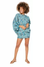 Combinaison 3 en 1 Bleue bohème - PIP3032B – Image 2