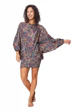 Combinaison 3 en 1 Beige à motifs colorés - PIP0064D