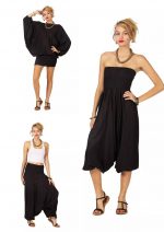 Combinaison 3 en 1 Unie Noire - PLIP0100