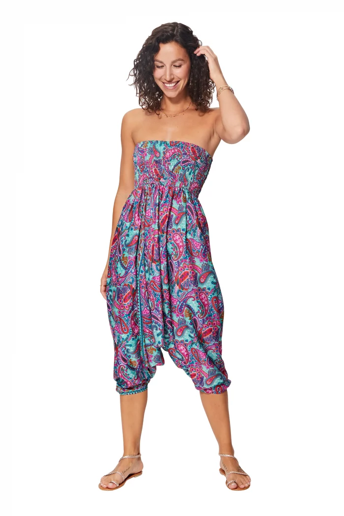 Combinaison 3 en 1 Rose et turquoise - PIP0064B – Image 2