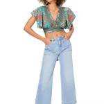 Crop Top dos nu Coloré bohème - TIP0043A
