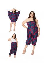 Vêtement 3 en 1 à motifs rose et bleu - PAP0058A