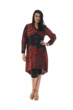 Robe-chemise ethnique - ROP0145A