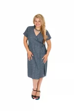 Robe porte feuille grise - ROP0158A
