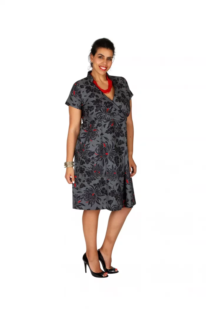 Robe porte feuille gris - ROP0158C – Image 1