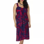 Robe bleue et rose - ROP0160C