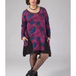 Robe en coton asymétrique - ROP0509