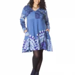 Robe courte en coton 2 poches - ROP6011B