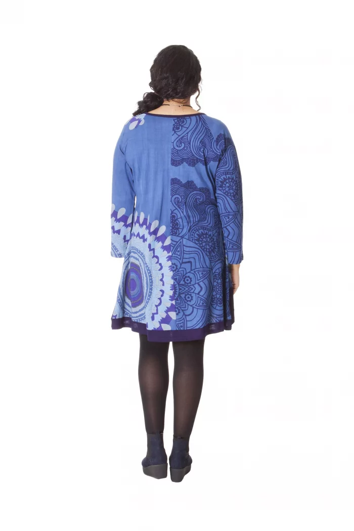 Robe imprimé manches longues - ROP6014B – Image 2