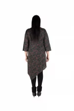 Robe asymétrique points rouge - ROP6025B – Image 2