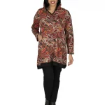 Sweat long à capuche multicolores - SWP0514G