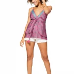 Top ajusté à bretelles Rose - TIP2000B