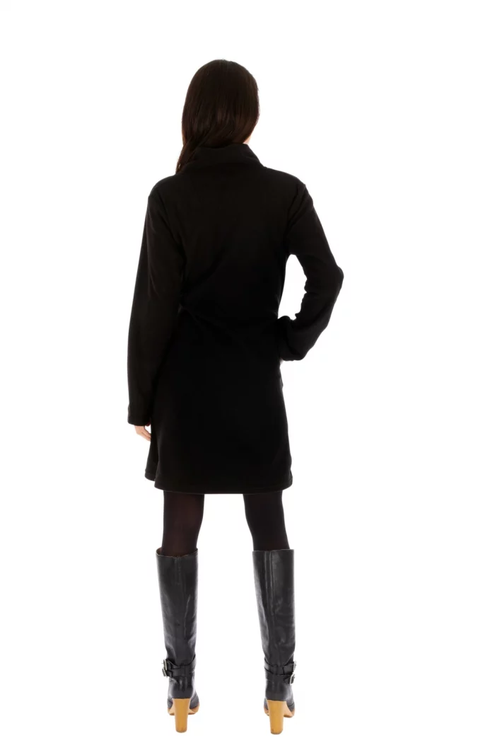 Manteau polaire ethnique noir - VE4575I – Image 2