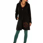 Manteau polaire zippé ethnique - VE4575J